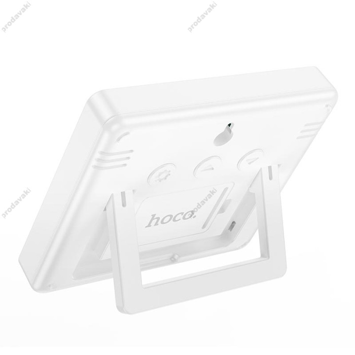 Цифровий термометр гігрометр Hoco HX41 Indoor electronic clock with hygrothermometer White