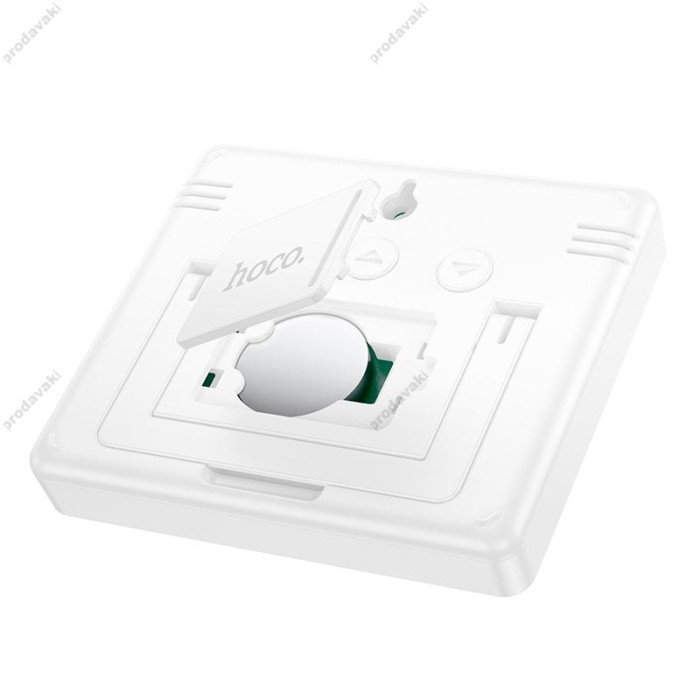 Цифровий термометр гігрометр Hoco HX41 Indoor electronic clock with hygrothermometer White