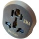 Мережевий адаптер Merkan Unimpeded universal conversion plug (EU) 16А Grey-White