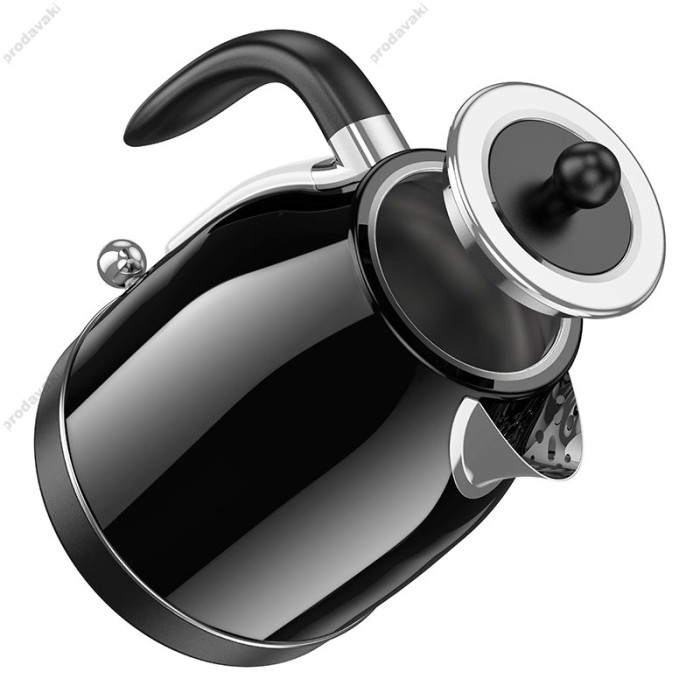 Електрочайник Hoco HE10 retro electric kettle 1.7L 1850-2200W Black