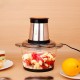 Електричний подрібнювач HOCO HA05A Kitchen electric meat grinder 2L Silver