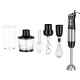 Ручний блендер HOCO HE31 6-in-1 handheld blender 1000W 5 mode 500+600ml cap Silver
