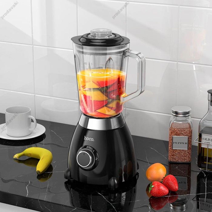 Блендер Hoco HE33 electric retro juicer blender 500W 1.5L Black
