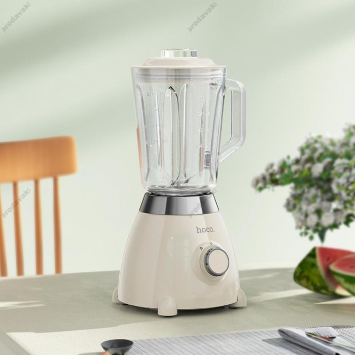 Блендер Hoco HE33 electric retro juicer blender 500W 1.5L Milky white