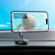 Автомобільний тримач Hoco H50 Jacques metal ring magnetic car holder Black Grey