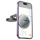 Автомобільний тримач Hoco H50 Jacques metal ring magnetic car holder Black Grey