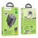 Мережевий зарядний пристрійHoco N42 Elogiado dual-port charger Lightning cable 45W Black