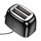 Тостер Hoco HJD11A Kitchen retro toaster 850W 38mm slot 6 levels Black