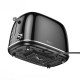 Тостер Hoco HJD11A Kitchen retro toaster 850W 38mm slot 6 levels Black