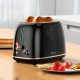 Тостер Hoco HJD11A Kitchen retro toaster 850W 38mm slot 6 levels Black