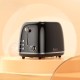 Тостер Hoco HJD11A Kitchen retro toaster 850W 38mm slot 6 levels Black