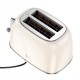 Тостер Hoco HJD12A Kitchen retro toaster 850W 38mm slot 6 levels Milky white