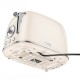 Тостер Hoco HJD12A Kitchen retro toaster 850W 38mm slot 6 levels Milky white
