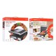 Електрогриль HOCO HE40 Dual heating smokeless non-stick electric frying pan 1800W 5 mode temp Silver