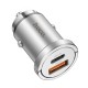 Автомобільний зарядний пристрій Hoco NZ10 Handy car charger 4A 45W Silver