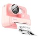 Фотоапарат дитячий з друком HOCO DV200 Dual lens children printing camera Pink