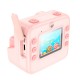 Фотоапарат дитячий з друком HOCO DV200 Dual lens children printing camera Pink