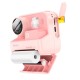 Фотоапарат дитячий з друком HOCO DV200 Dual lens children printing camera Pink