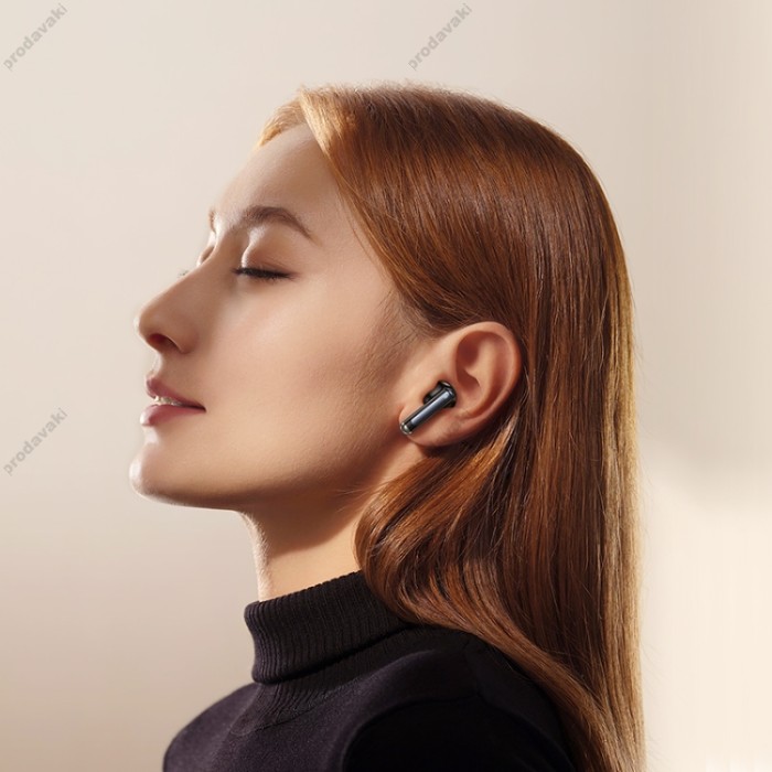 Бездротові Bluetooth навушники HOCO EQ18 True Wireless ANC+ENC Noise Reduction Earphone BT 5.4 Milky white