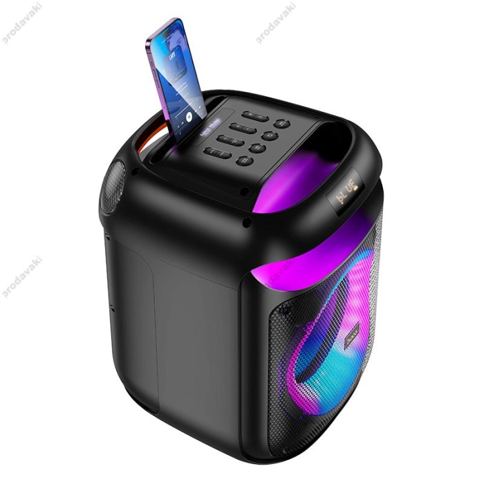 Портативна колонка Bluetooth HOCO HA13 Ramon outdoor з двома мікрофонами BT5.4 60W Black