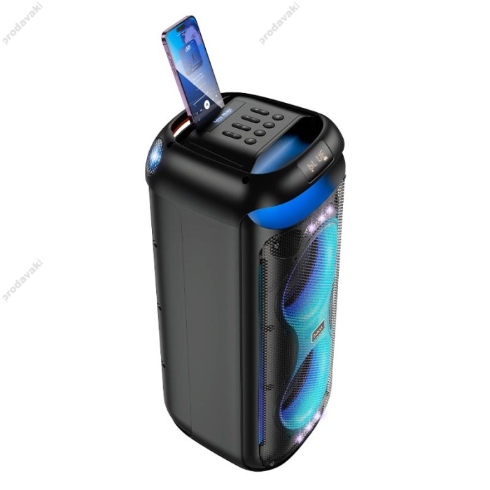 Портативна колонка Bluetooth HOCO HA13 Pro Ramon outdoor 2 мікрофони 60W Black