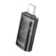 Перехідник HOCO UA36A iP Lightning male to c female OTG transparent adapter 480Mbps 2A Black
