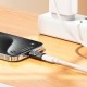 Перехідник HOCO UA36D Type-C male to iP Lightning female transparent adapter 480Mbps 3A Black