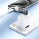Перехідник HOCO UA36E iP Lightning male / Type-C male to USB female OTG 2-in-1 transparent adapter 480Mbps 2A Black