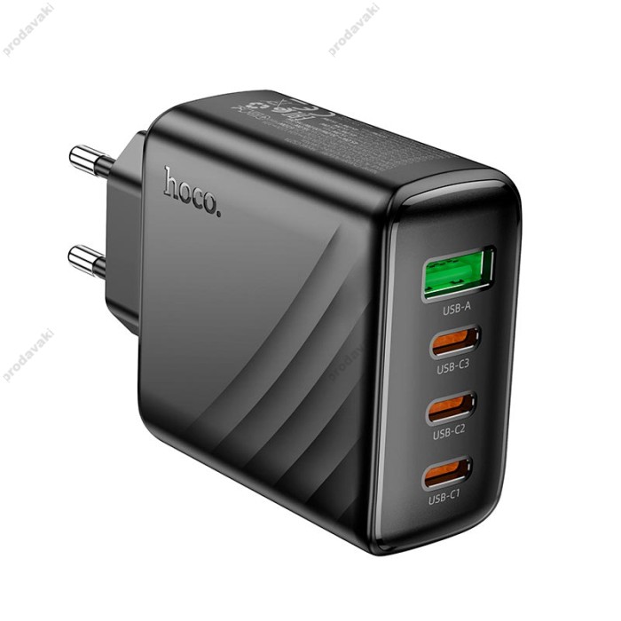 Мережевий зарядний пристрій HOCO CS27A Supply charger 67W Black