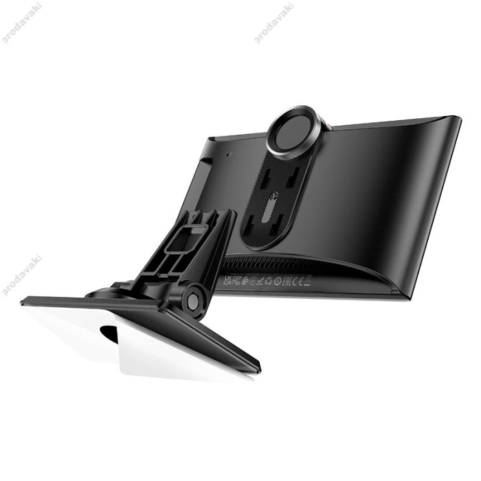 Монітор для авто HOCO HU2 Imogen Car wireless portable screen Car Play Android Auto 7" 1024x600  Black