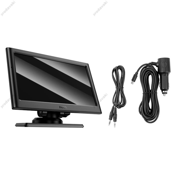 Монітор для авто HOCO HU2 Imogen Car wireless portable screen Car Play Android Auto 7" 1024x600  Black