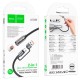 Кабель комбо HOCO UA38B USB / Type-C to cigarette Lighter adapter cable 0.3M Black