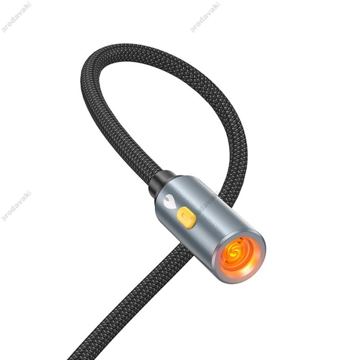 Кабель комбо HOCO UA38B USB / Type-C to cigarette Lighter adapter cable 0.3M Black