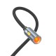 Кабель комбо HOCO UA38B USB / Type-C to cigarette Lighter adapter cable 0.3M Black