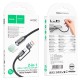 Кабель комбо HOCO UA38C USB / Type-C to LED light adapter cable 0.3M Black