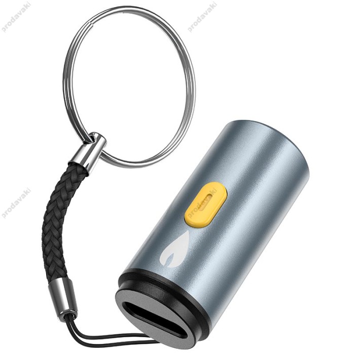 Запальничка Hoco UA38 Type-C to cigarette Lighter adapter Grey
