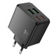 Мережевий зарядний пристрій HOCO CS18A Ocean charger 45W Black