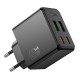 Мережевий зарядний пристрій HOCO CS18A Ocean charger 45W Black