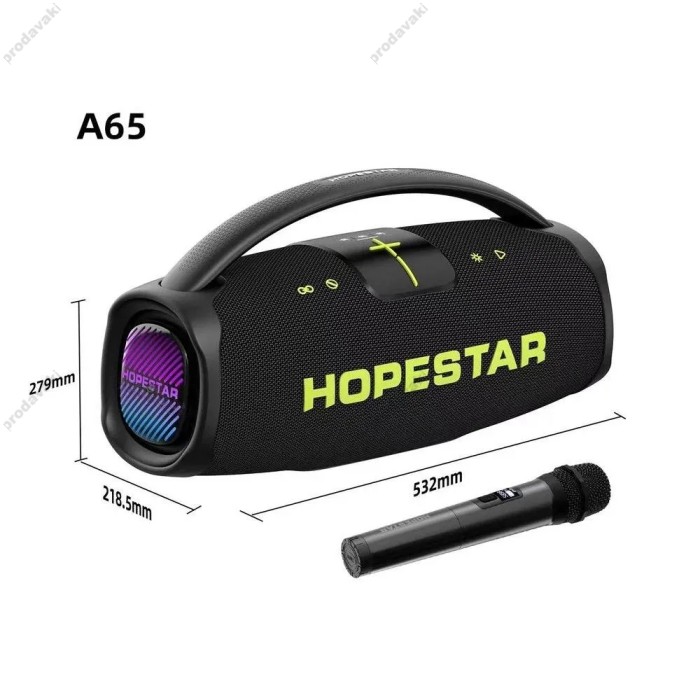 Портативна колонка Bluetooth HOPESTAR A65 300W Black