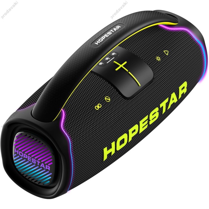 Портативна колонка Bluetooth HOPESTAR A65 300W Black