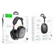 Бездротові Bluetooth навушники Hoco W55 Plus Happiness ANC noise reduction BT headphones Grey