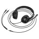 Дротові навушники HOCO W112 Pure headphones Omnidirectional microphone Black