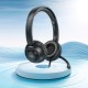 Дротові навушники HOCO W112 Pure headphones Omnidirectional microphone Black