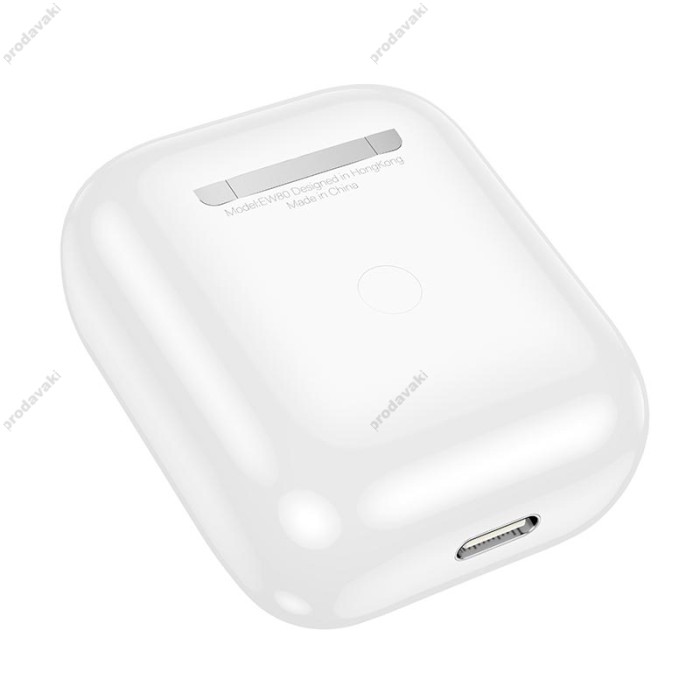 Бездротові Bluetooth навушники HOCO EW80 Magnificent true wireless touch screen BT 5.4 White