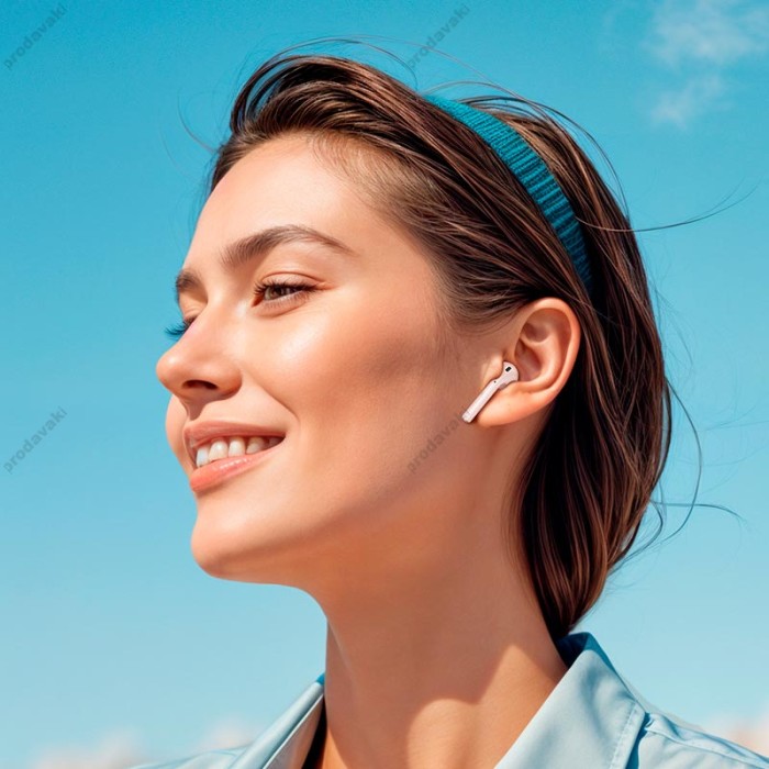 Бездротові Bluetooth навушники HOCO EW80 Magnificent true wireless touch screen BT 5.4 White