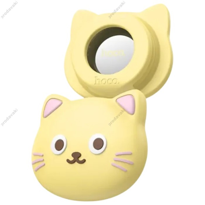 Пошуковий трекер HOCO E91D Tiger smart anti-lost device cat collar type iOS Yellow