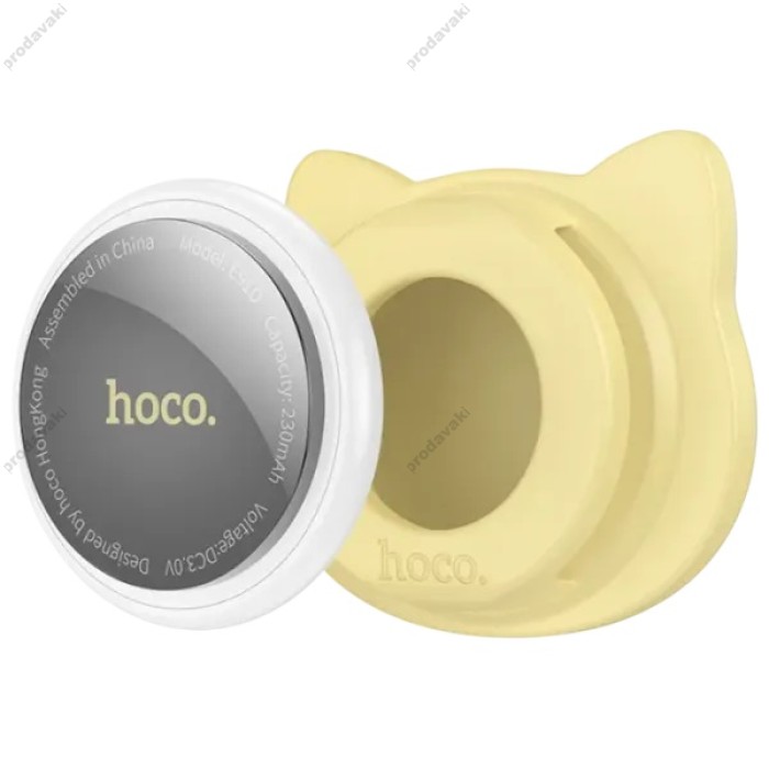 Пошуковий трекер HOCO E91D Tiger smart anti-lost device cat collar type iOS Yellow