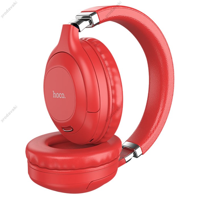 Бездротові Bluetooth навушники HOCO W32 Sound magic wireless BT 5.0 Red