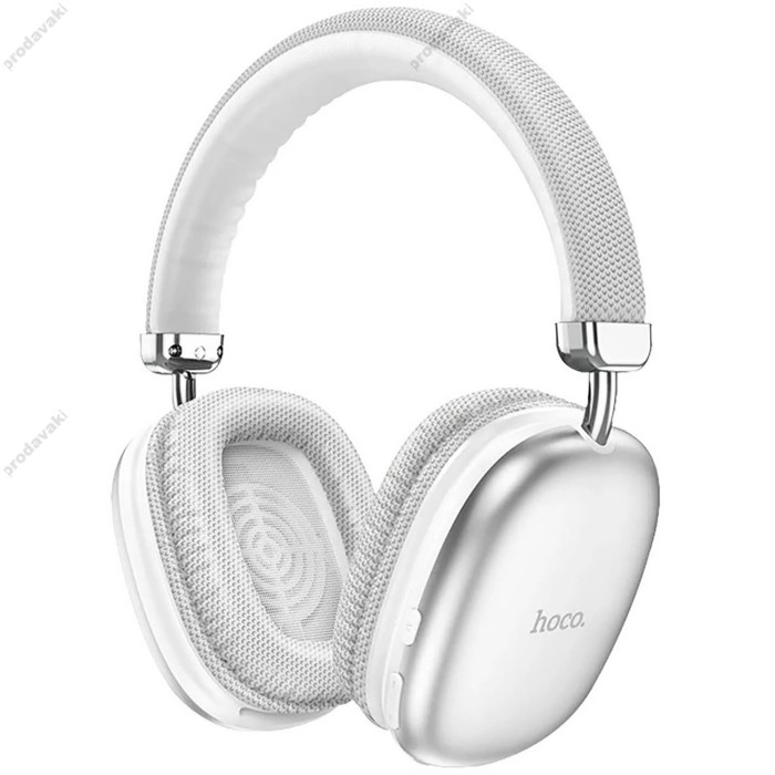 Бездротові Bluetooth навушники Hoco W35 бездротові headphones BT 5.3 Silver