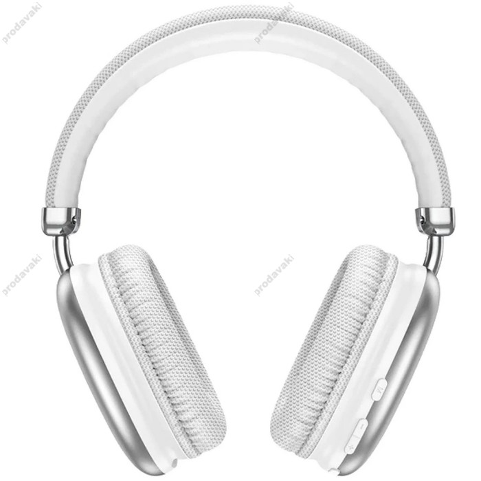 Бездротові Bluetooth навушники Hoco W35 бездротові headphones BT 5.3 Silver